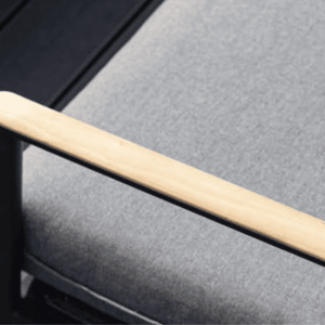 Ensemble méridienne extérieur + table (x2) Monti - Couleurs du monde (Accoudoir fauteuil)