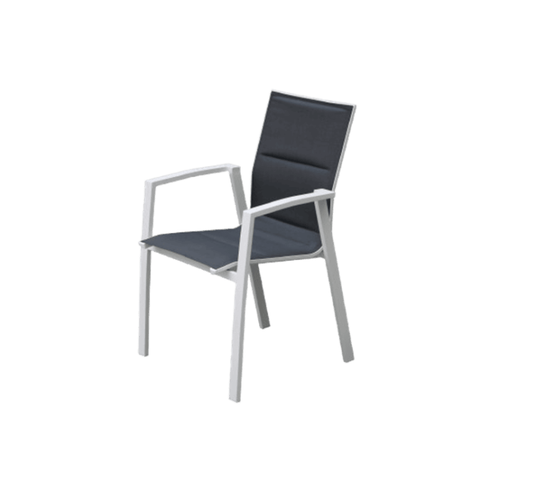 Ensemble table de jardin en verre et alu extensible + 6 chaises Anthony - Couleurs du monde 1 Ensemble table de jardin en verre et alu extensible + 6 chaises Anthony - Couleurs du monde (fauteuil seul)