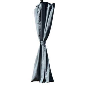 Kit de 4 rideaux en polyester gris anthracite pour pergola Gaia Couleurs du monde en option