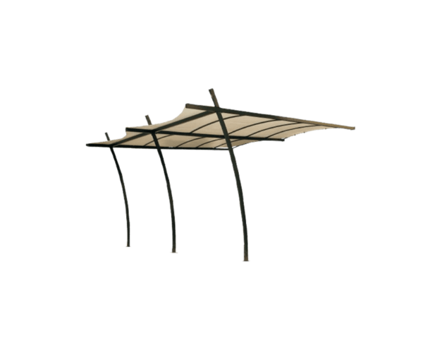 Pergola adossée 4x3 en acier avec toile d'ombrage polyester SYDNEY - Couleurs du monde 1 Pergola adossée 4x3 en acier avec toile d'ombrage polyester SYDNEY - Couleurs du monde (détouré)