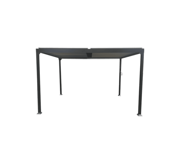 Pergola autoportée bioclimatique aluminium 3x3M MAIA - Couleurs du monde (détouré)