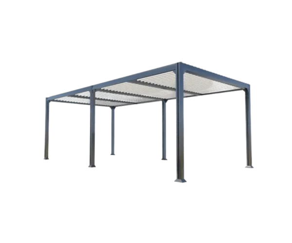 Pergola bioclimatique 6x3 autoportante aluminium MEMPHIS - Couleurs du monde 1 Pergola bioclimatique 6x3 autoportante aluminium MEMPHIS - Couleurs du monde (détouré)