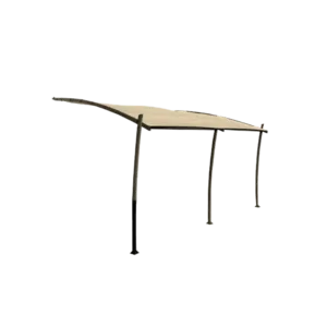 Pergola structure alu pour toile 3.5x4 KYOTO - Couleurs du monde (détouré)
