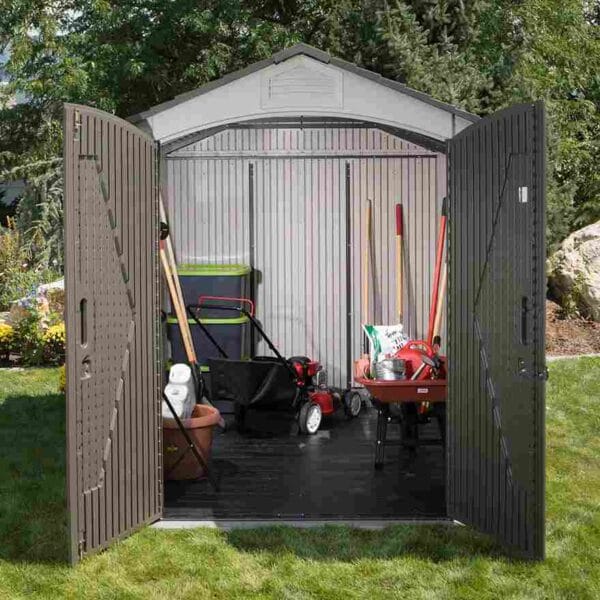 Abri de jardin résine 6m2 avec plancher PEHD - Lifetime #60252 – Image 4