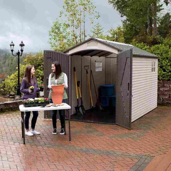 Cabane de jardin 7 m2 en résine PEHD - Lifetime #60282