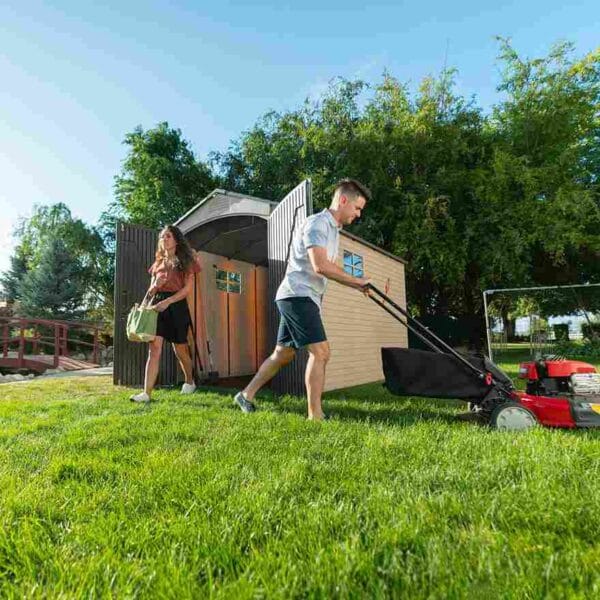 Cabane de jardin 7 m2 en résine PEHD - Lifetime #60282