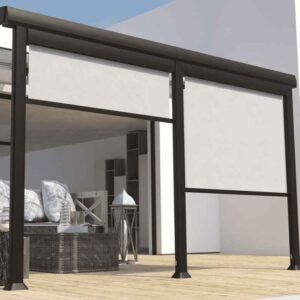 Brise soleil pergola frontal 2M pour tonnelle Athezza - BSOFACADE2M - Couleurs du monde