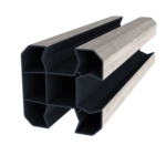Poteau d'angle en option