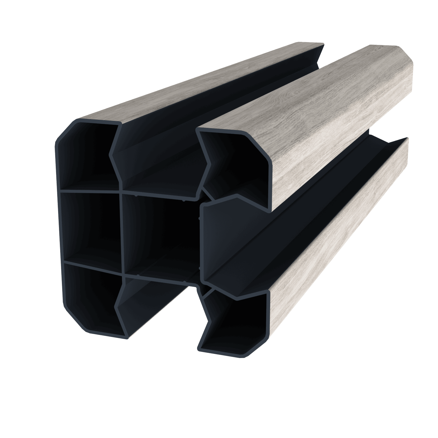 Poteau d'angle en option