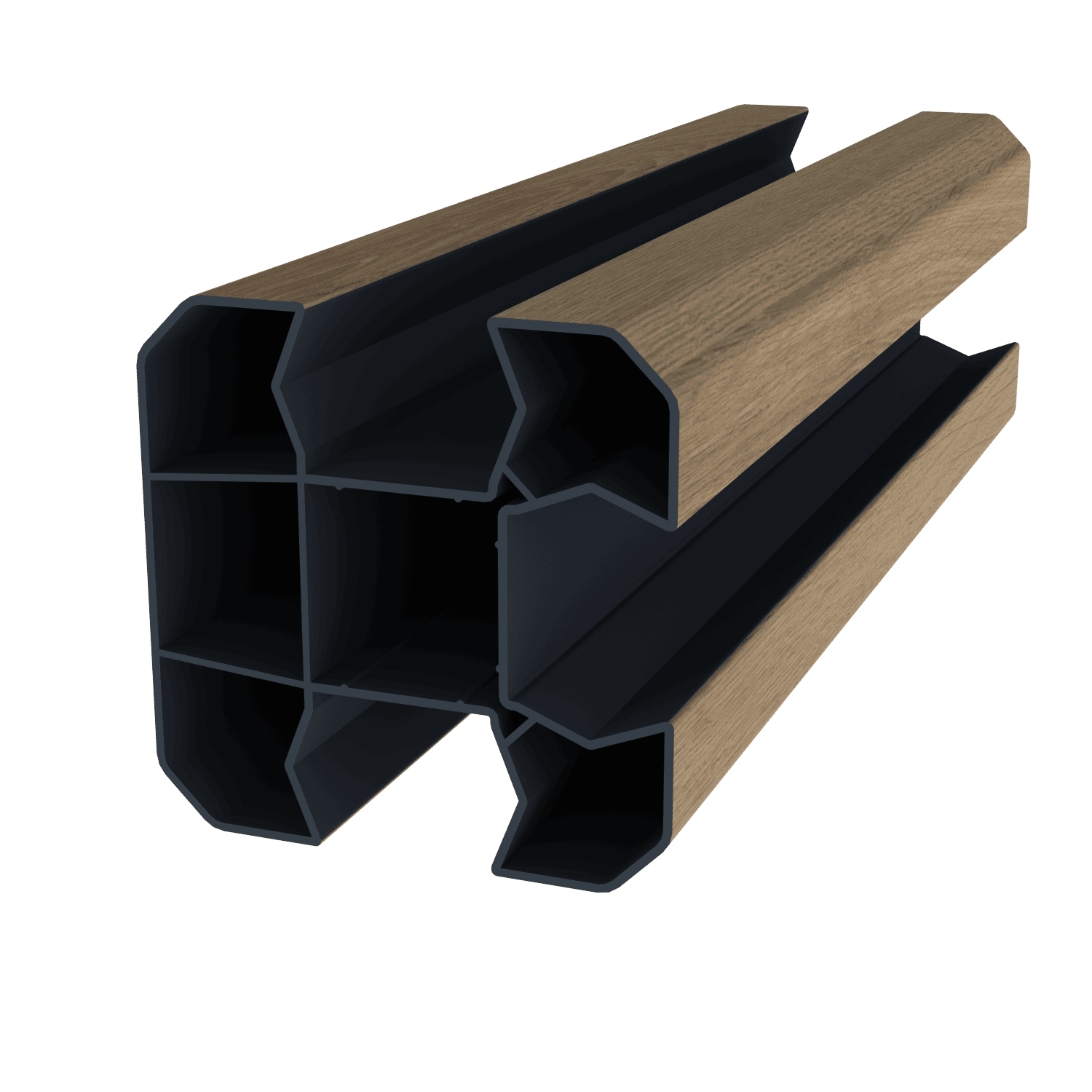 Poteau d'angle en option