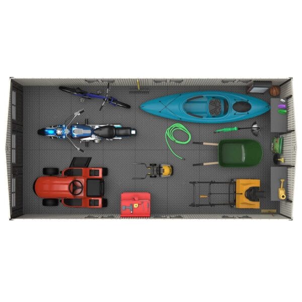 Hangar de jardin 20 M2 en résine PEHD - Lifetime #60237 – Image 6