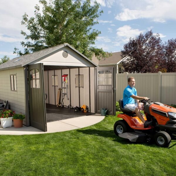 Hangar de jardin 20 M2 en résine PEHD - Lifetime #60237 3 Hangar de jardin 20 M2 en resine PEHD Lifetime 60237 2