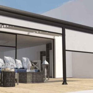 Store brise soleil frontal 3M pour tonnelle Edena - BSO FACADE 3M - Couleurs du monde (en option)