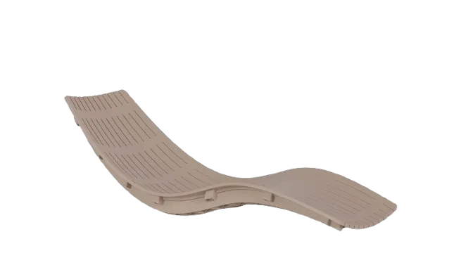 Bain de soleil taupe - Lot de 2 pcs - Havana