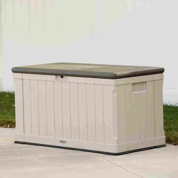 Coffre de rangement de jardin étanche 439L - Lifetime #60186