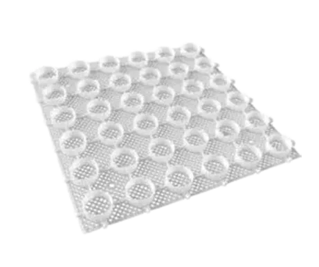 Dalle alvéolée gravier 50x50x2.5 cm Blanc - 400T M² - au M2 - Hélias