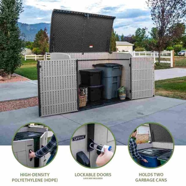 Abri de rangement extérieur étanche - Lifetime #60170