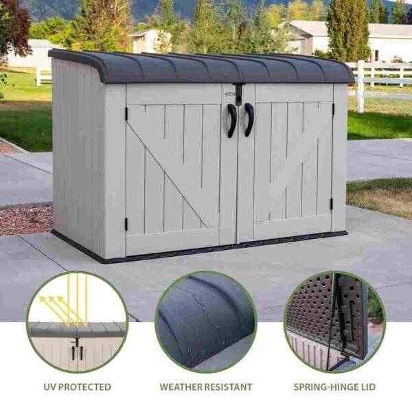 Abri de rangement extérieur étanche - Lifetime #60170