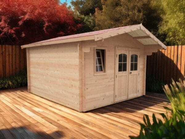 Abri de jardin 15 M2 bois massif 42 mm - HABRITA