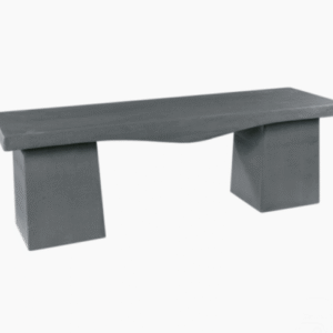 Banc moderne béton anthracite 138x50 cm