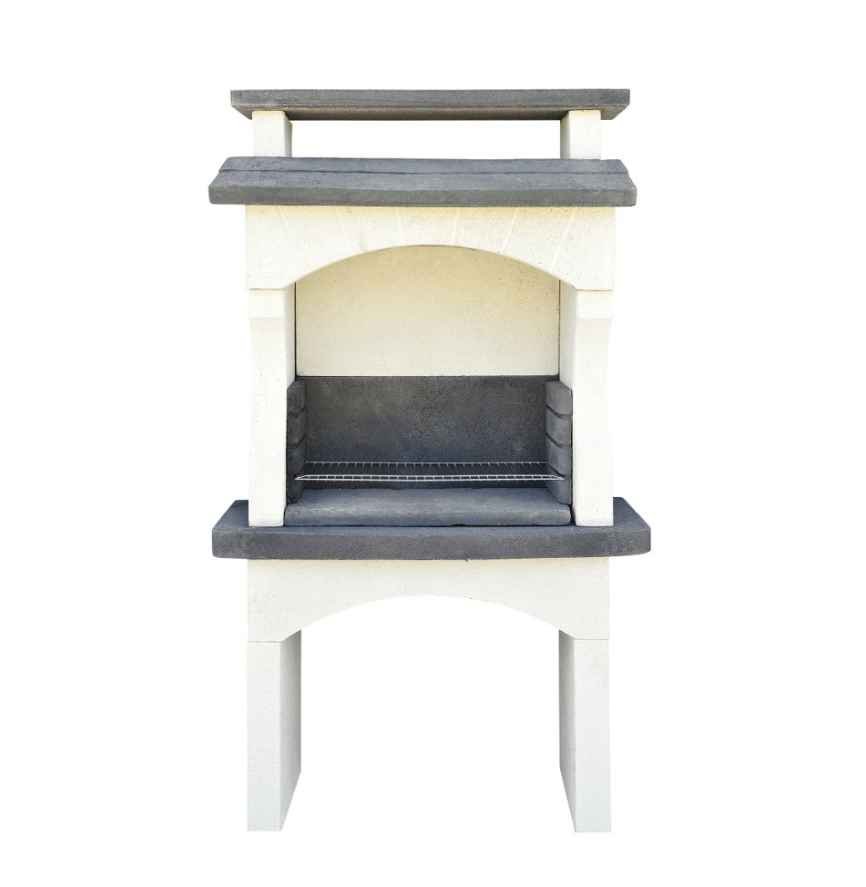 Barbecue en pierre moderne Lezenne ton anthracite 2 Barbecue en pierre moderne Lezenne ton anthracite