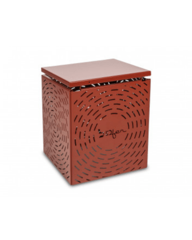 Composteur design en métal 100 L - 6 coloris au choix 2 Composteur design en métal 100 L - Rouge