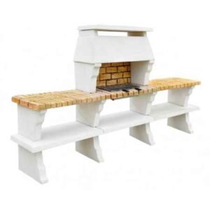 Cuisine d'été en pierre Déco 291 cm