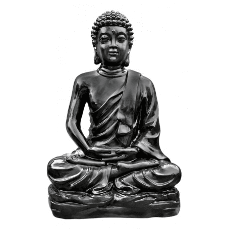 Statue Bouddha Kadampa ton ciré noir 96 cm 1 Statue Bouddha pour extérieur Kadampa ton ciré noir 96 cm