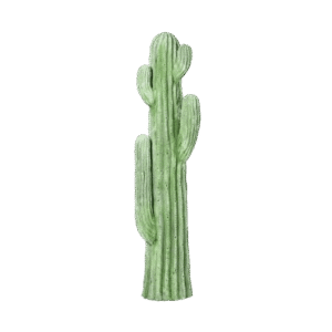 Statue cactus extérieur mexicain en pierre - 84 cm