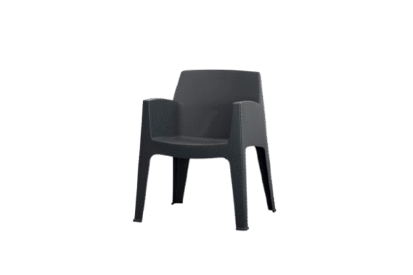 Chaise de jardin plastique Marbella - Lot de 4