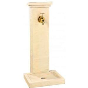 Fontaine borne Provençale aspect schiste ton pierre 82.5 cm