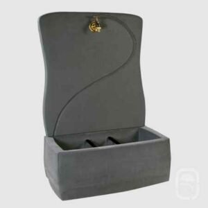 Fontaine murale moderne ton anthracite 110 cm