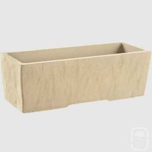 Bac à fleurs béton Paloma 99x39 cm