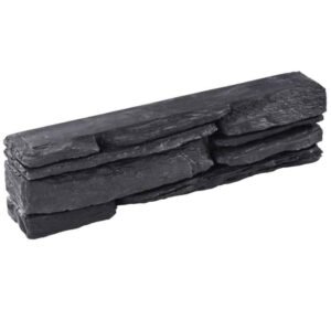 Bloc muret 44 cm St Lary ton ardoise - Lot de 6 unités