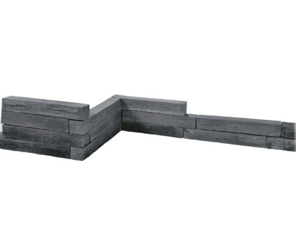 Bordure schiste ton ardoise 50 cm - Lot de 6 unités 2 Bordure schiste 50 cm ton ardoise