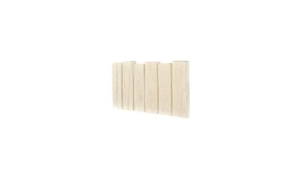 Bordurette schiste 50 cm ton pierre - Lot de 6 unités