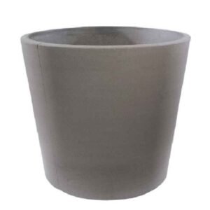 Pot de fleurs XXL 200 litres béton pressé ton anthracite