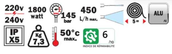RX3 INFORMATION PRODUIT - Caractéristiques techniques
