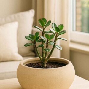 Vase boule Nova ton blanc Ø 40 cm (Mise en situation générée à titre indicatif - visuel non contractuel)
