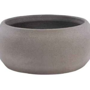 Vase boule en pierre Nova ton anthracite Ø 40 cm