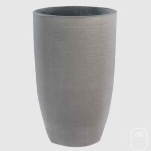 Vase haut en pierre ton anthracite Ø 40 cm
