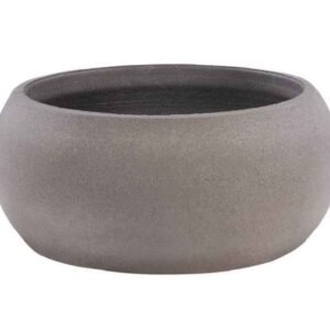 Vase rond plat Nova ton anthracite Ø 60 cm