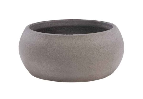 Vase rond plat Nova ton anthracite Ø 60 cm