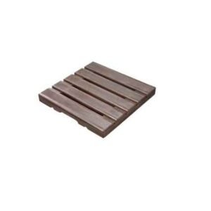 Pas japonais imitation bois 40x40 - Lot de 6 unités