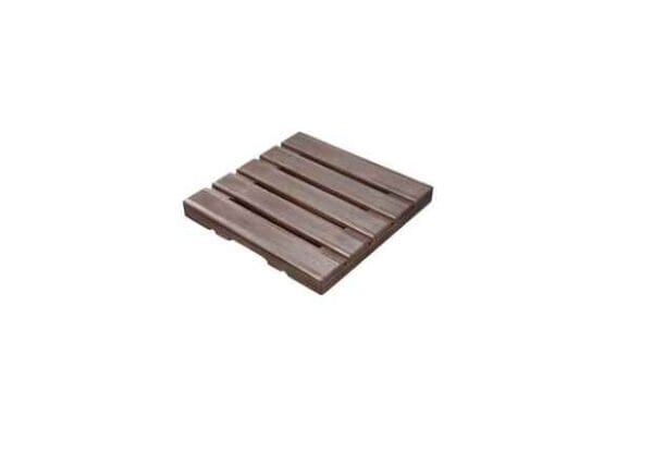 Pas japonais imitation bois 40x40 - Lot de 6 unités