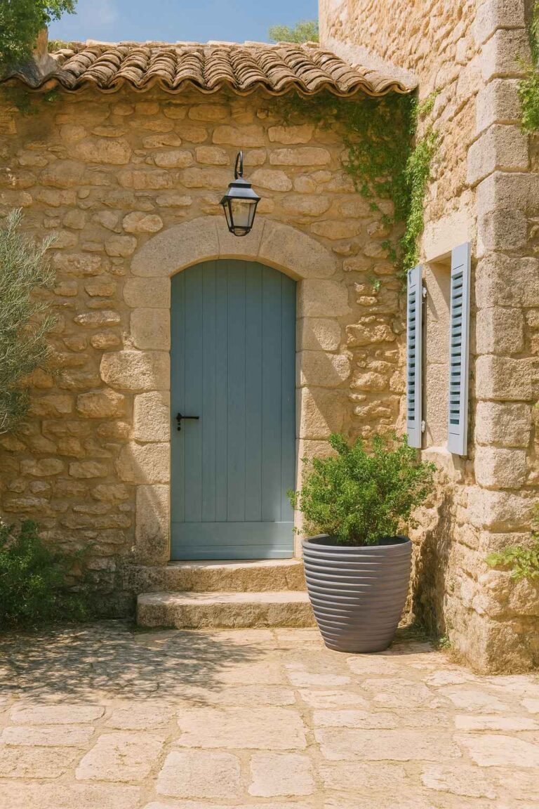 Grand vase en pierre cannelé Nova Ø 55 cm ton anthracite (Mise en situation générée à titre indicatif - visuel non contractuel)