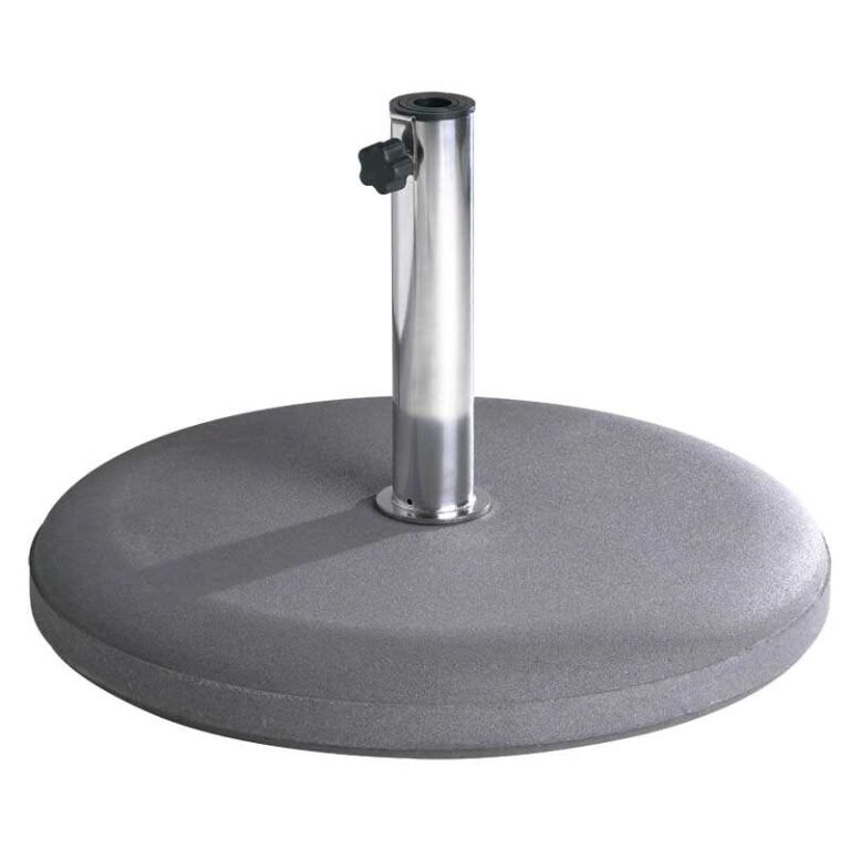 Pied de parasol lourd 40Kgs béton 59 cm, pour diam de 25 à 55mm 2 Pied de parasol lourd 40Kgs béton, pour diam de 25 à 55mm