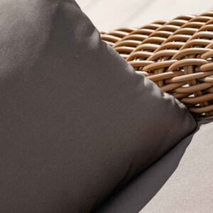 Salon de jardin haut de gamme résine tressée - Bora Bora coussin