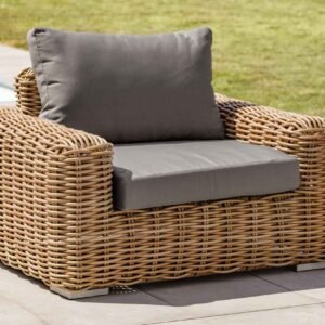 Salon de jardin haut de gamme résine tressée - Bora Bora fauteuil résine tressée haut de gamme seul
