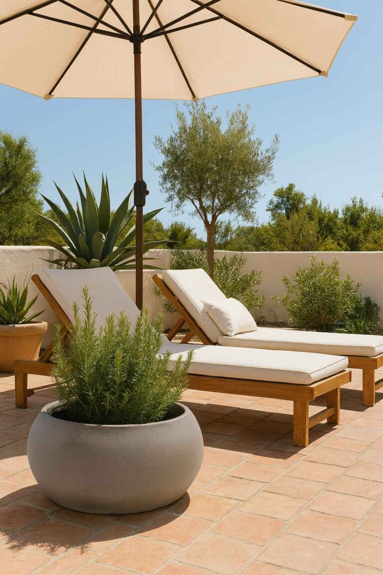 Vase rond plat Nova ton anthracite Ø 60 cm (Mise en situation générée à titre indicatif - visuel non contractuel)